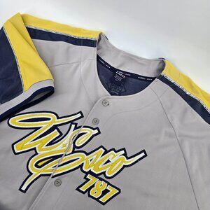 Willie Esco 787 Urban Inspired Sports Apparel Men's Jersey 3 XL Gray Size 3XL